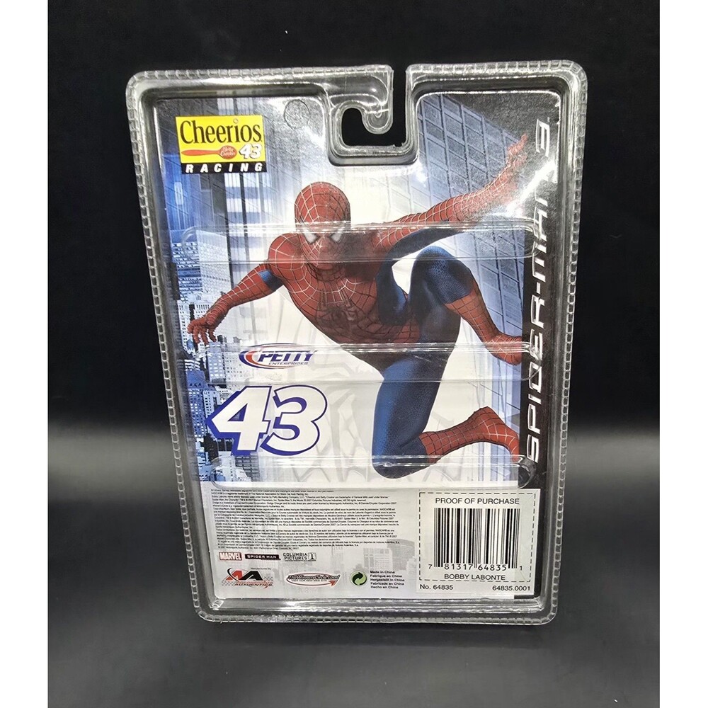 Winner's Circle Bobby Labonte #43 Spiderman 3 Movie Hood Richard Petty 1/64 - Picture 2 of 5